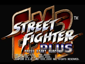 Street Fighter EX2 Plus (US) screen shot title